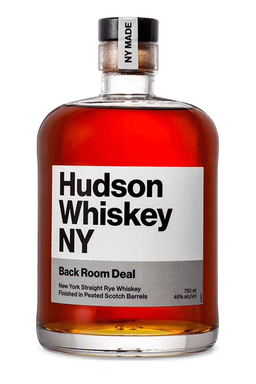 Hudson Back Room Deal Scotch Cask Peated Rye Whiskey