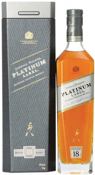 johnnie walker platinum label 18 year old blended scotch whisky