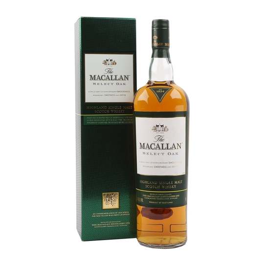 THE MACALLAN 1824 Series Select Oak Single Malt Scotch Whisky 1lt